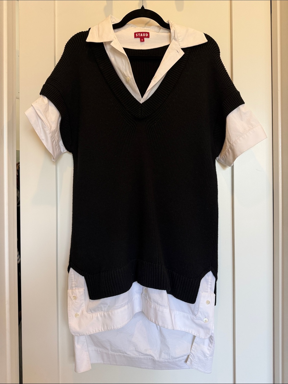 STAUD sweater dress